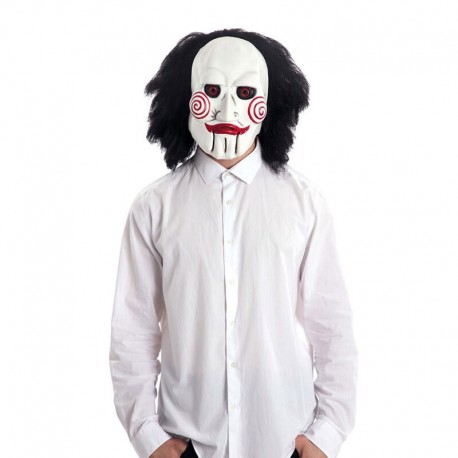 Mascara marioneta con pelo parecida a SAW