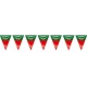 Bandera triangular plastico Portugal 25 metros