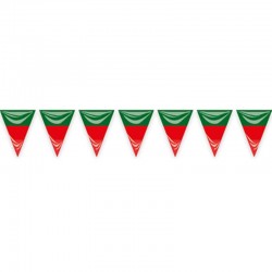 Bandera triangular plastico Portugal 25 metros