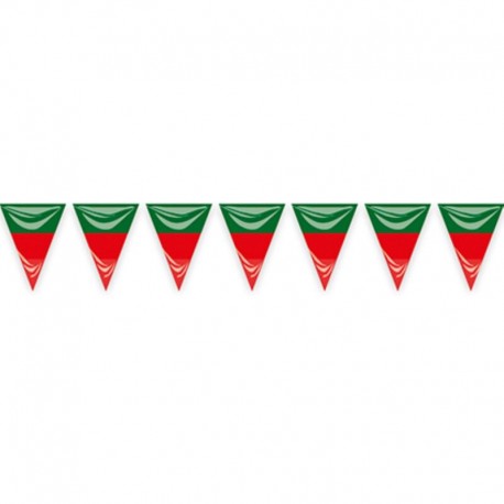 Bandera triangular plastico Portugal 25 metros