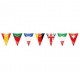 Bandera triangular plastico paises europeos 25 metros