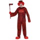 DISFRAZ PAYASO GUASON DIABOLICO ROJO PARA HOMBRE T. M