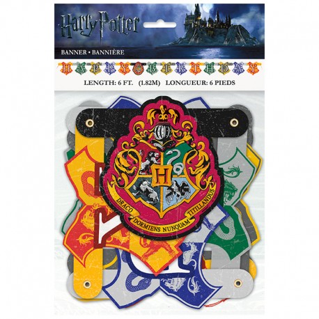 BANDERIN HAPPY BIRTHDAY HARRY POTTER 1,82 CM CUMPLEAÑOS