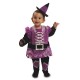 DISFRAZ BRUIJTA MORADA 7 12 MESES HALLOWEEN BEBES