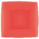 PLATO LLANO NICE ROJO 23 X 23 CM ALTA CALIDAD