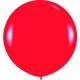 GLOBO BALON ROJO FASHION SOLIDO R 36 90 CM UNIDAD