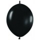 GLOBO NEGRO FASHION SOLIDO CADENA LOL 25 UDS SEMPR