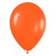 GLOBO NARANJA FASHION SOLIDO R 12 50 UDS SEMPERTE