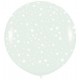 GLOBO TRANSPARENTE ESTRELLAS R36 90 CM BODA