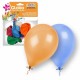 GLOBO LATEX COLORES SURTIDOS 12 UNIDA 23 CM 9 PUL