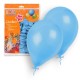 GLOBOS AZUL CLARO 100 UNIDADES 23 CM 9 LATEX