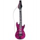 GUITARRA ELECTRICA HINCHABLE ZEBRA ROSA 105 CM