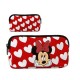 ESTUCHE PORTATODO MINNIE MOUSE ROJO 22095