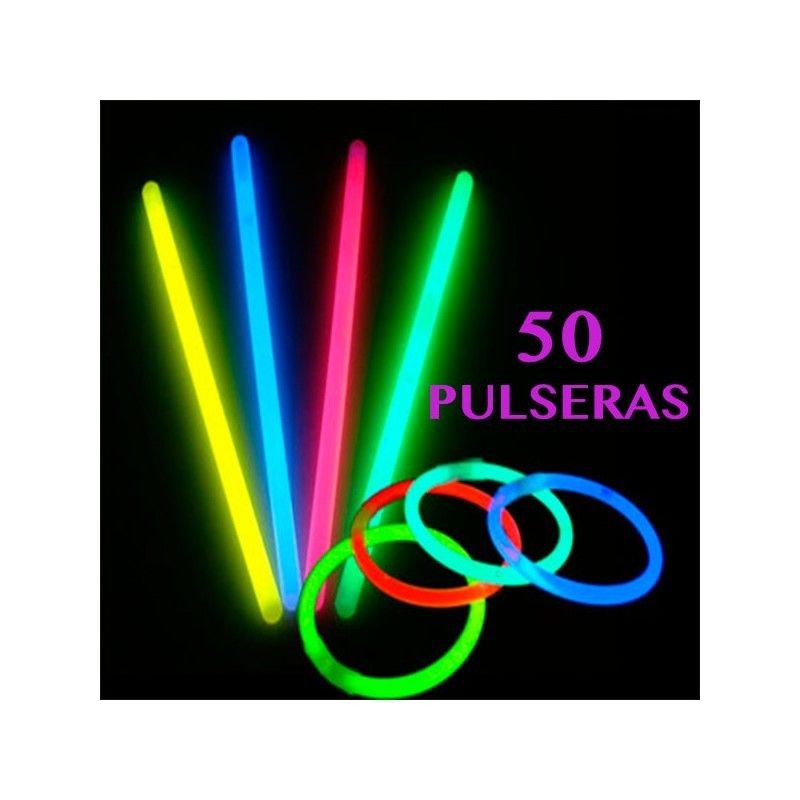 Pulseras luminosas neon 50 baratos online