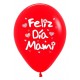 GLOBOS LATEX FELIZ DIA MAMI 12 30 CM 10 UNIDADES