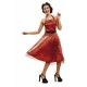 DISFRAZ CHICA ANOS 50 VESTIDO ROJO LUNARES T M L