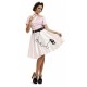 DISFRAZ PINK LADY PERRITO TALLA M L MUJER ANOS 50