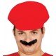 GORRA FONTANERO ROJA SIMILAR A LA DE MARIO BROS