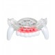 DIENTES VAMPIRO CON LUZ LED ROSA