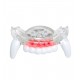 DIENTES VAMPIRO CON LUZ LED ROSA