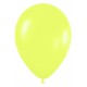 GLOBO AMARILLO NEON R 12 30CM 50UDS SEMPERTEX