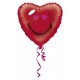 GLOBO EMOTICONO SMILEY CORAZON ROJO 18 45 CM