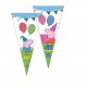 BOLSA GIGANTE CONO CUMPLEANOS PEPPA PIG 30x60