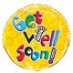 GLOBO GET WELL SOON 45 CM 18