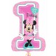 GLOBO NUMERO 1 MINNIE MOUSE 48 X 71 CM HELIO O AIRE