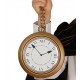 RELOJ BOLSILLO CON CADENA GIGANTE 20 CM CONEJO BLANCO ALICIA