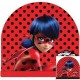 GORRO LADYBUG PARA NINA INVIERNO ROJO