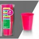 VASOS FUCSIA PLASTICO BARATOS 200 CC 24 UNIDADES