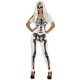 DISFRAZ ESQUELETO BLANCO CHICA TALLAS