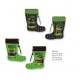 BOTAS DE AGUA TORTUGAS NINJA TALLA 34 NEGRAS