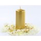 VELAS ORO 12X6 CM DECORACION NAVIDAD