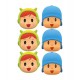 CARETAS POCOYO Y NINA 6 UDS DE CARTON