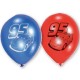 GLOBOS DE CARS BARATOS DE LATEX 9 6 UDS