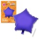 GLOBO ESTRELLA MORADO DE 49 X 46 CM HELIO O AIRE