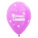 GLOBOS MI PRIMERA COMUNION SATIN ROSA 12 UDS DE 30 CM SEMPERTEX