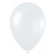 GLOBO BLANCO SATIN DE 30 CM 12 UNIDADES SEMPERTEX