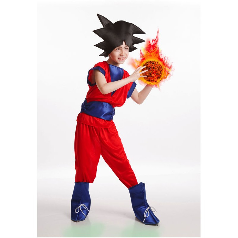 Disfraz ninja similar a goku niño talla 8-10 años - Tusdisfracesbaratos.com