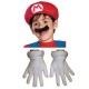 Guantes gorra y bigote Mario Bros nino infantil