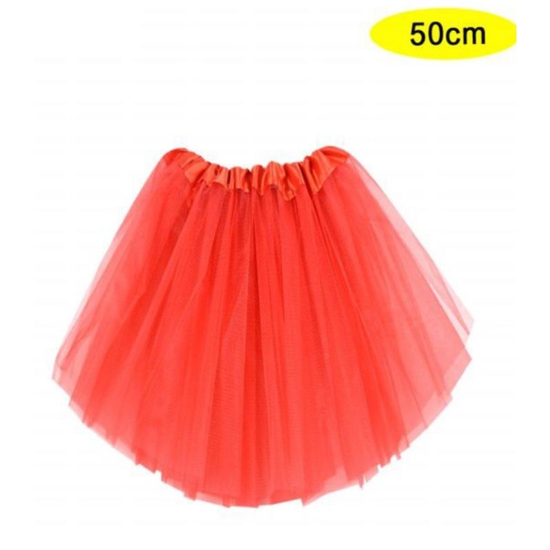 Tutu barato para mujer adulto 50 cm Falda tul