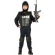 Disfraz policia SWAT para nino tallas