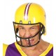 Casco futbol americano amarillo para hombre