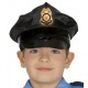 Gorra policia infantil negra para nino o nina