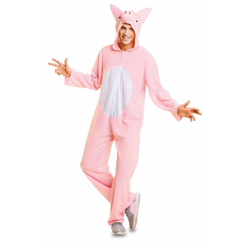 Disfraz de cerdo pijama para hombre talla - Tusdisfracesbaratos.com