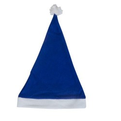 Gorro papa noel azul