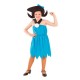 Disfraz nina troglodita azul Betty marmol tallas infantil