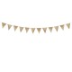 Banderin triangular papel Kraf 18 cm 21 metros